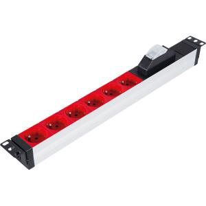 Lande 6'Lı Sigortalı UPS Grup Prizi LN-PRZ-SGT-1U6P-UPS