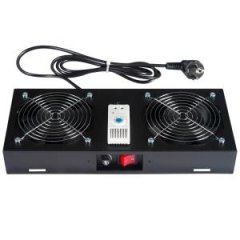 Lande 2'Li Fan Modülü Termostat Switchli Duvar Tipi İçin LN-FAN-THM-2FWM-CC
