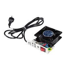 Lande 1'Li Fan Modülü on/off Switchli RAL 9005 Siyah LN-FAN-BB-1FPR-BL